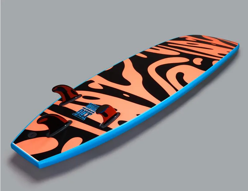 Vision VCT Shoot Out Softboard Cyan/Red-3